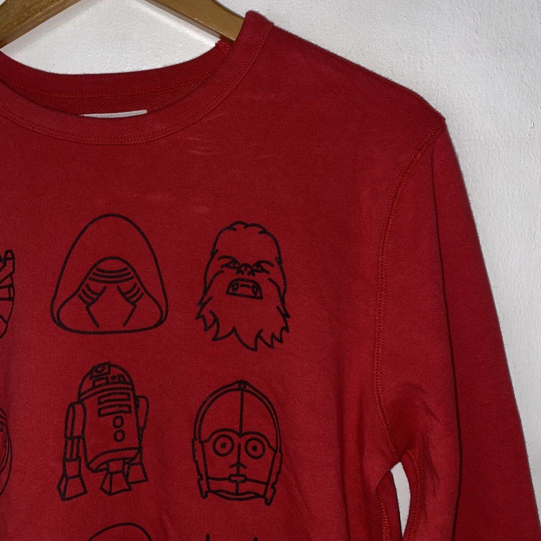 Gap kids x Star Wars sweatshirt (Category: Babies & Kids Fashion) located in San Jose del Monte. Submitted by daintycut (Listing ID 1461678483, Image 2). Description: Size 160 cm.