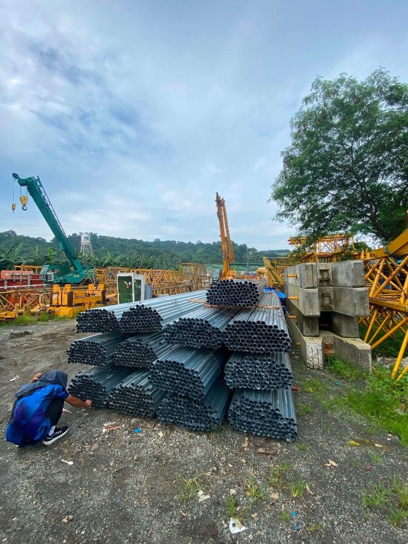 GI Pipe (All sizes available) 6mtrs BRANDNEW (Category: Construction & Building Materials) located in Caloocan City. Submitted by mefscaffoldingandconstruction (Listing ID 1461562906, Image 2). Description: Scaffolding, GI PIPE Pagawaan Cash on delivery 🚚.