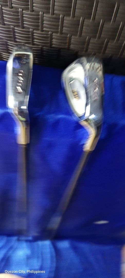 Giga Golf Irons "more ride" by Mamiya-OP Flex-L (Category: Golf) located in Manila. Submitted by yeonmei5614747 (Listing ID 1461620321, Image 1). Description: - Set of Giga More Ride golf irons - Mamiya-OP shafts - Flex-L shaft flex - Made in Japan - High-quality clubs for your game pitching wedge and 9i 1500 each. .