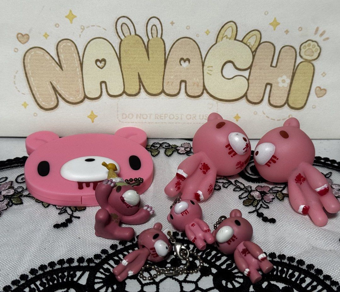 gloomy bear keychains bundle of 7 (Category: Character Goods) located in Bulacan. Submitted by n4n4chi (Listing ID 1461659740, Image 1). Description: MOP: GCASH or Cash (if meetup) - no refunds - cancellation or no reply AFTER invoice ( 1 hour ) will be considered as joy miners. joy miners will be posted! - seller will not be liable to give refunds if ever the item was lost during shipping as she has no control over outside events. Can Deliver th