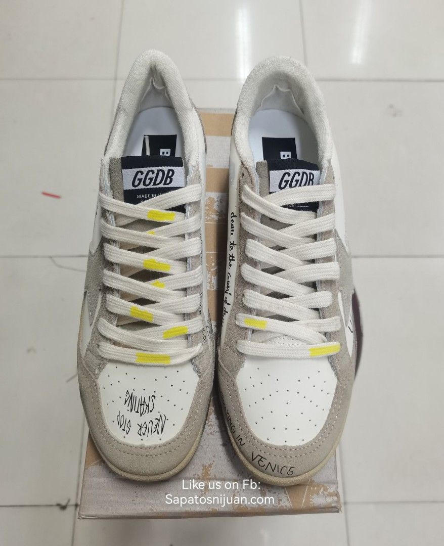 Golden goose ballstar (Category: Sneakers) located in Manila. Submitted by tinderosince2106 (Listing ID 1461709494, Image 2). Description: for Men available size 41,42,43,44,45 Sameday delivery.