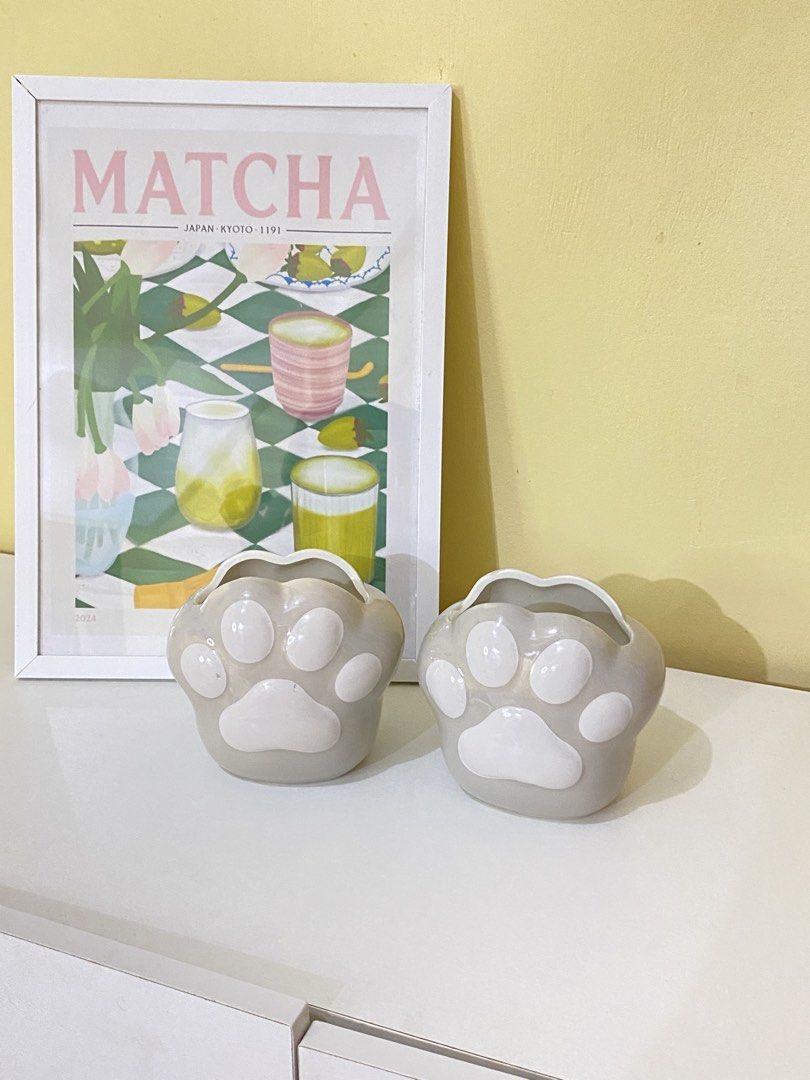 GRAY PAW MULTIPURPOSE HOLDER (Category: Accessory Holder, Box & Organizers) located in Dasmarinas. Submitted by hannah.oakph (Listing ID 1461751634, Image 1). Description: the one on the right is sold already has paint flaws but doesn't affect functionality.