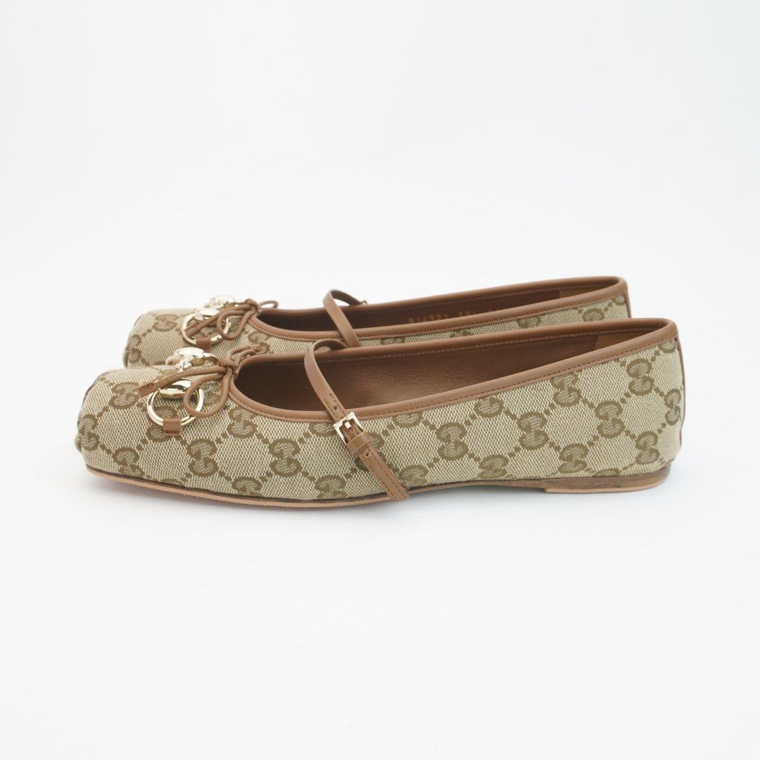 Gucci GG Canvas Horsebit Ballet Flats (Category: Sneakers & Footwear) located in Taguig. Submitted by dluxenest (Listing ID 1461627362, Image 3). Description: Last price posted You may follow us on IG : dluxenest FB : Dragons Luxe Nest.