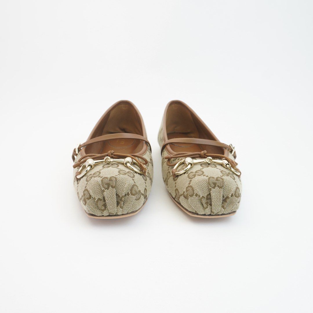 Gucci GG Canvas Horsebit Ballet Flats (Category: Sneakers & Footwear) located in Taguig. Submitted by dluxenest (Listing ID 1461627362, Image 2). Description: Last price posted You may follow us on IG : dluxenest FB : Dragons Luxe Nest.