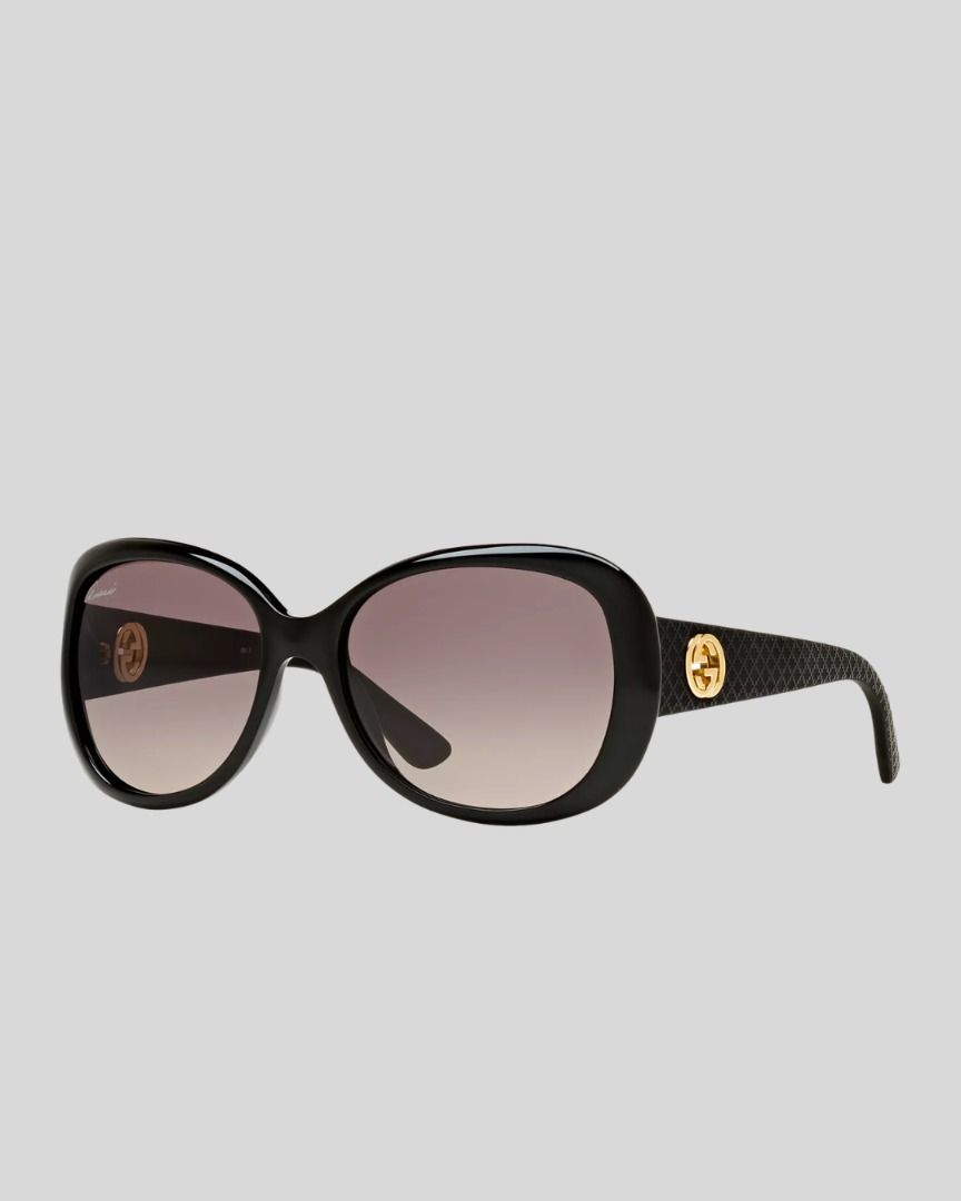 Gucci Sunglasses, GG3787/S (Category: Sunglasses & Eyewear) located in Manila. Submitted by ermitsmaryitink (Listing ID 1461595679, Image 2). Description: - Authentic Gucci sunglasses - Classic oval shape - Gradient lenses - Gold GG logo on the sides - Tortoiseshell pattern on the arms - Ideal for sunny weather Frame: Havana / tortoiseshell brown Lens: Brown gradient Material: Optyl / plastic frame.