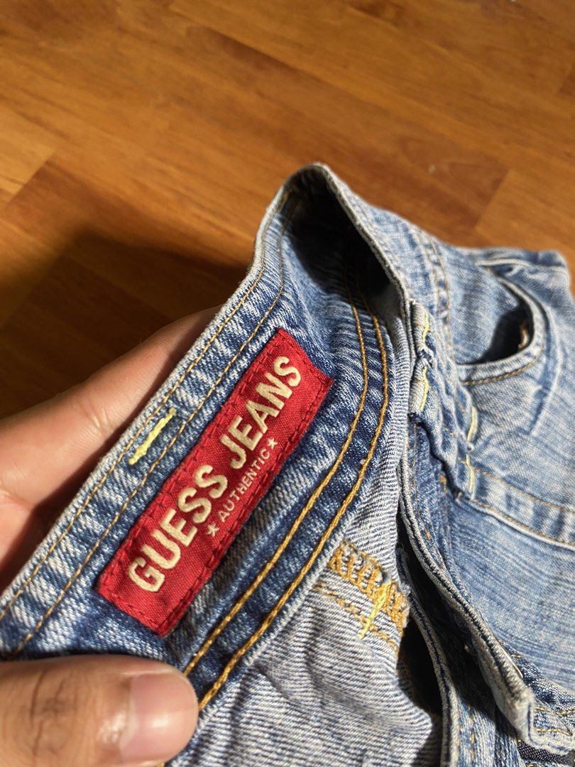 Guess Jeans Denim Shorts (Category: Shorts) located in San Juan, Ilocos Sur. Submitted by braveberry01 (Listing ID 1461648967, Image 3). Description: Waist 31-32 Length 9.