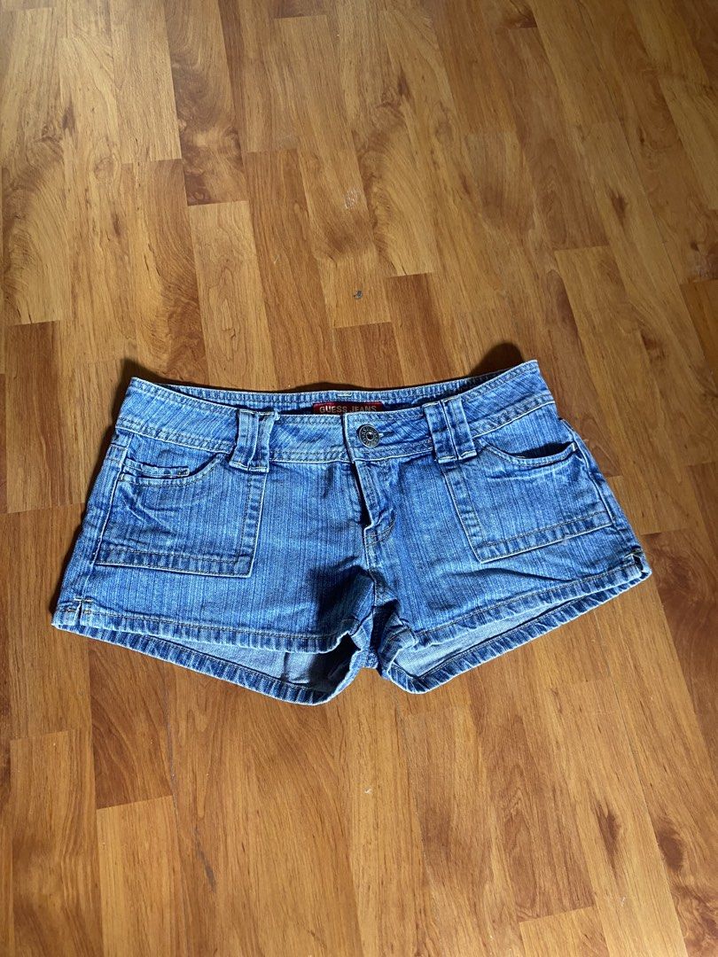 Guess Jeans Denim Shorts (Category: Shorts) located in San Juan, Ilocos Sur. Submitted by braveberry01 (Listing ID 1461648967, Image 2). Description: Waist 31-32 Length 9.
