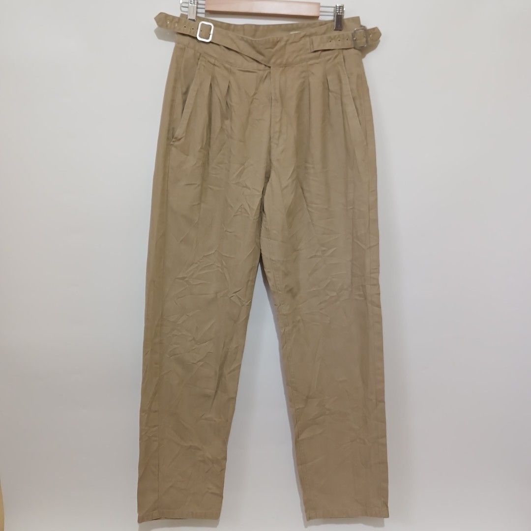 GURKHA PLEATED PANTS BY MADEN (Category: Chinos) located in Ozamiz City. Submitted by 2nd.sight (Listing ID 1461663714, Image 1). Description: *wash b4 wearing (fresh from bale) Size: medium on tag W: 30-32 L: 42 hem: 7.5 excellent-like new.