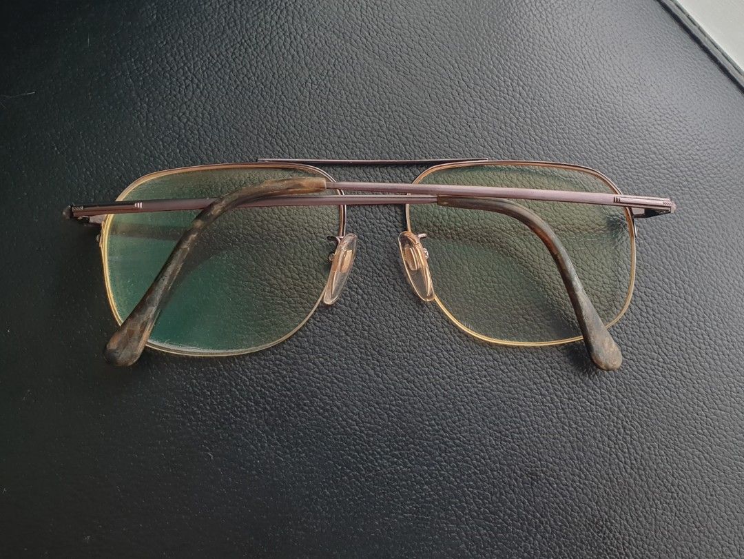 Half-rim Aviator Titanium Eyeglass Frame (Category: Sunglasses & Eyewear) located in Quezon City. Submitted by WasalakTwo (Listing ID 1461747523, Image 3). Description: Bought in Japan Durable and high quality Goodcondition Still presentable Lens are graded, but replaceable Open for delivery nationwide Front Width 14cm Front Height 4.6cm.