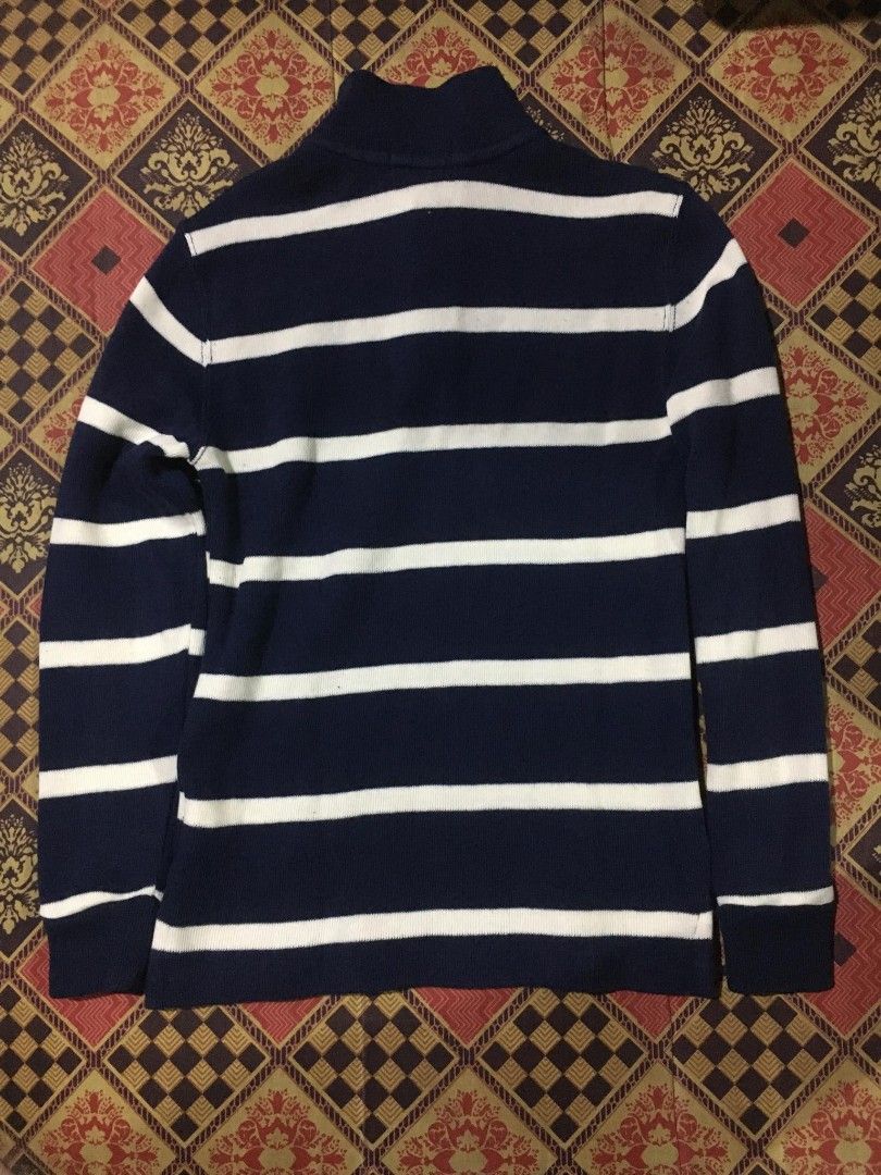 half-zip sweater by Polo Ralph Lauren, (Category: Coats, Jackets and Outerwear) located in Quezon City. Submitted by thriftyzx (Listing ID 1461618024, Image 2). Description: half-zip sweater by Polo Ralph Lauren Size 7 Width: 12 length: 19 Excellent Condition No issue 1500 Freeshipping Location: QC.