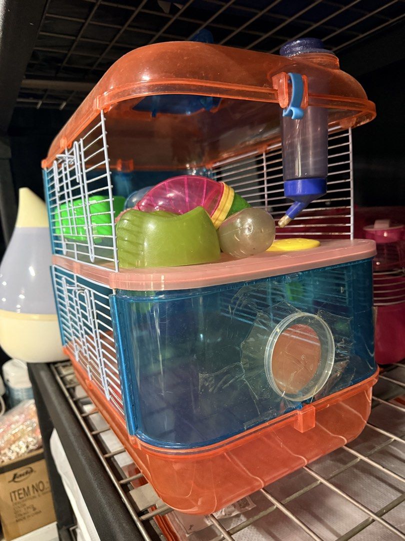 Hamster cage 2 level FREE (Category: Homes & Other Pet Accessories) located in San Juan City. Submitted by jerliu (Listing ID 1461642051, Image 2). Description: 2 level hamster cage WYSIWYG Accessories included.
