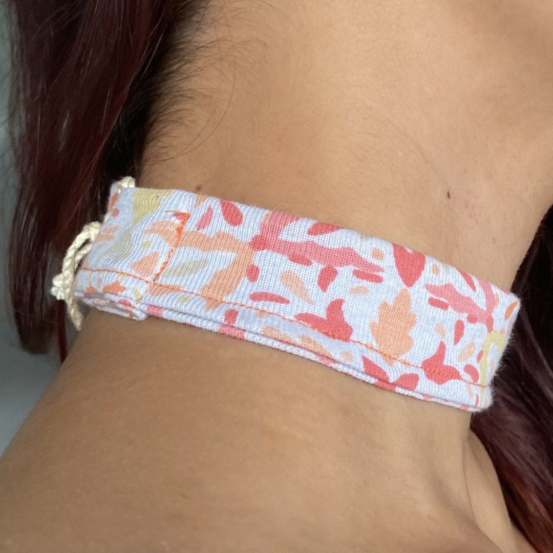 Handmade 90s y2k 2000s fabric whimsy twee choker (Category: Necklaces) located in Paranaque City. Submitted by stichled (Listing ID 1461777452, Image 2). Description: .