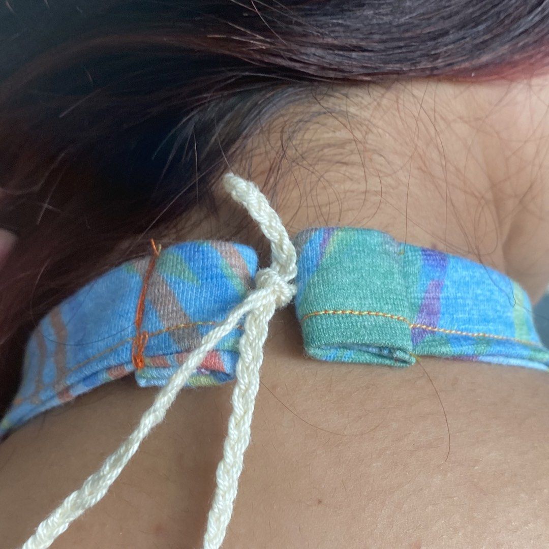 Handmade 90s y2k 2000s multi colored blue fabric choker (Category: Necklaces) located in Paranaque City. Submitted by stichled (Listing ID 1461774994, Image 3). Description: .