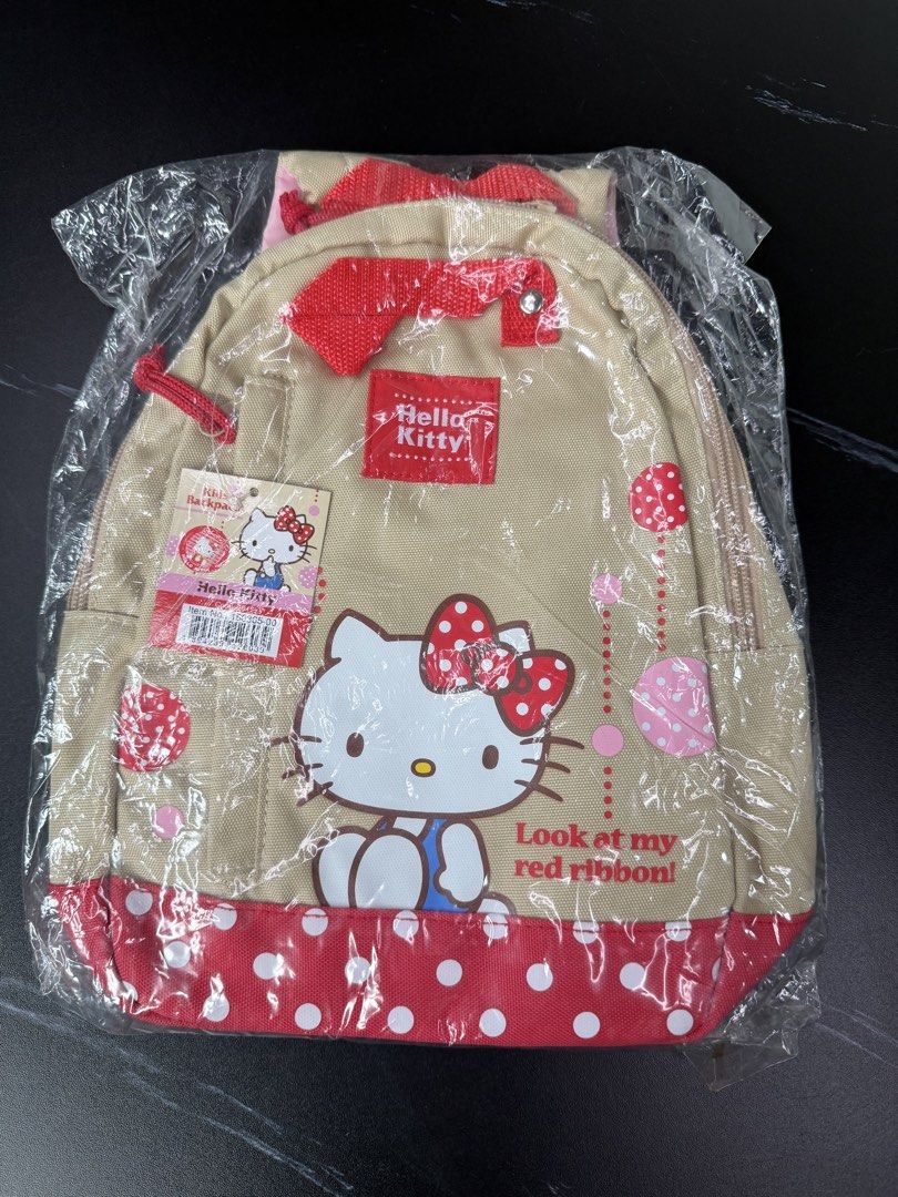 Hello Kitty backpack (Category: Backpacks) located in Singapore. Submitted by ctdozo (Listing ID 1461637033, Image 1). Description: Brand New Hello Kitty Backpack suitable for age 2-6. .