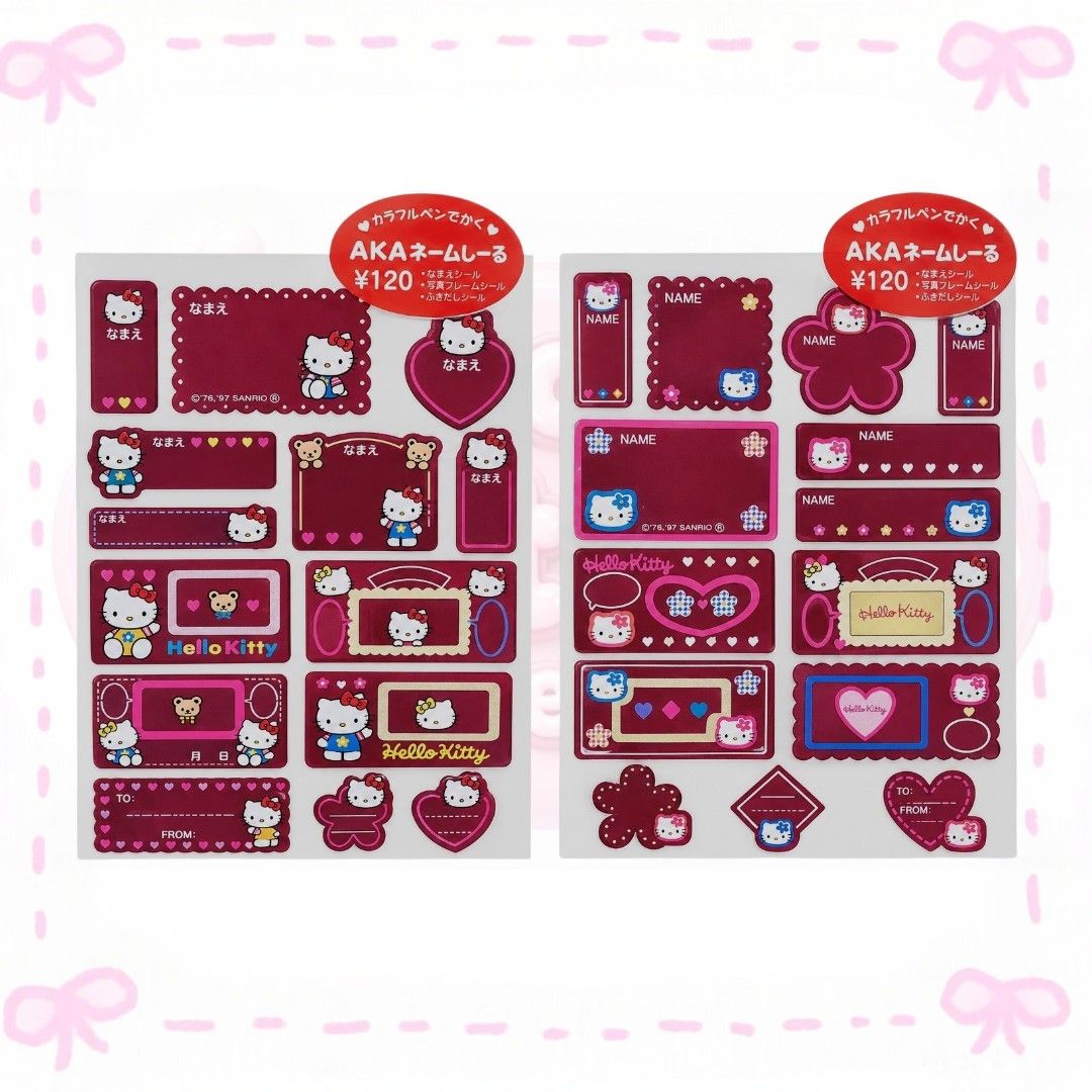 Hello kitty stickers (Category: Stationery & School Supplies) located in Sorsogon. Submitted by mitchelle0425 (Listing ID 1461770425, Image 1). Description: 120.00each.