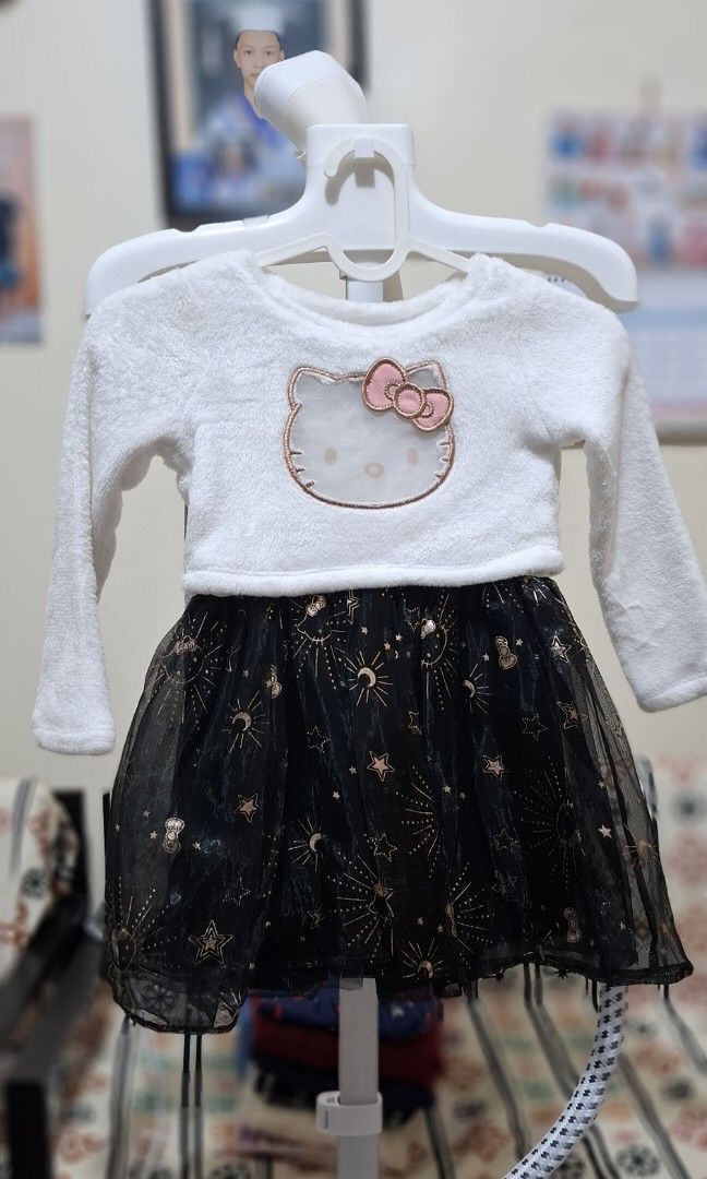Hello Kitty tulle dress (Category: Babies & Kids Fashion) located in Quezon City. Submitted by thetetajabakes (Listing ID 1461622468, Image 1). Description: - preloved ( once lang nasuot, pinang birthday lang ) - outgrown clothes - bought in wallmart ( U.S.) - RFS : Decluttering.