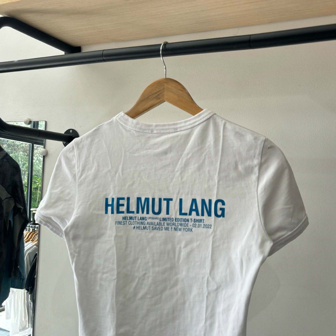 Helmut Lang top (Category: Shirts) located in Bambang. Submitted by heats777 (Listing ID 1461641500, Image 3). Description: Excellent condition Issue: Washable stain Size: Small.
