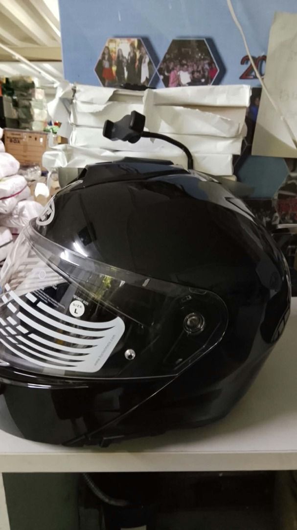 HJC Helmet i90 (Category: Helmets and other Riding Gears) located in Caloocan City. Submitted by jaaang2 (Listing ID 1461599911, Image 2). Description: HJC Helmet i90 Ref : 21-TM-PI-V78 Color : Black Size : Large Price : 9k SRP : 11,090.