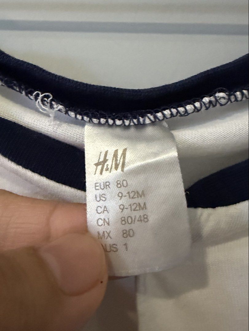 H&M BABY WHITE ROMPER (9-12m) (Category: Babies & Kids Fashion) located in Lipa City. Submitted by upcycle_alley (Listing ID 1461674605, Image 2). Description: .