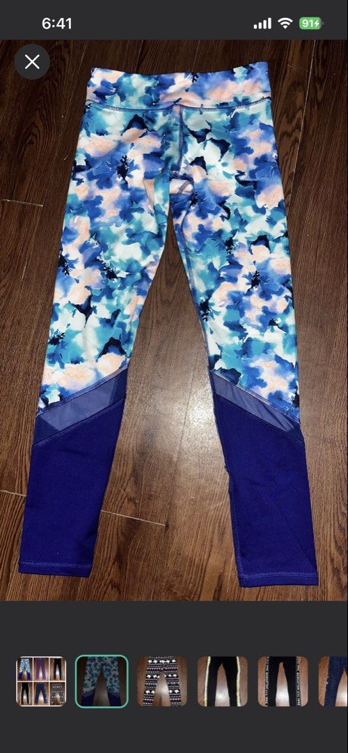 H&M Old navy Assorted Leggings 12yo (Category: Babies & Kids Fashion) located in Rizal. Submitted by cassappl (Listing ID 1461686472, Image 2). Description: - Bundle of 6 pairs of girls' leggings - Includes patterned, solid purple, and black styles - Black leggings feature stylish side stripes - Ideal for everyday wear, play, or sports activities - Comfortable and stretchy material for a great fit - Versatile for mixing and matching with various 