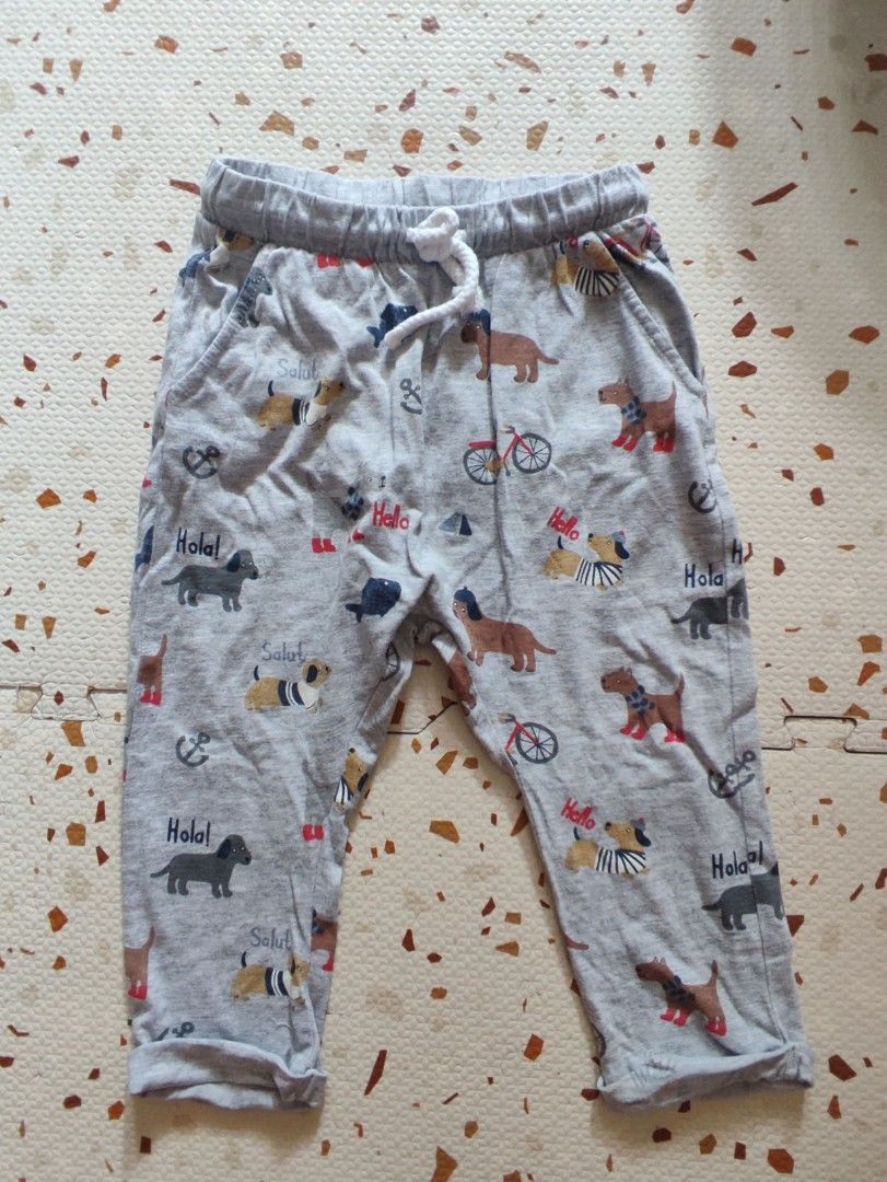 H&M Soft pants (Category: Babies & Kids Fashion) located in Taguig. Submitted by cleanupmomma (Listing ID 1461745163, Image 1). Description: Please take time to read ❤️ Original fits 1-2 yrs old visible stain at the back due to storage with side pockets wyiwyg.