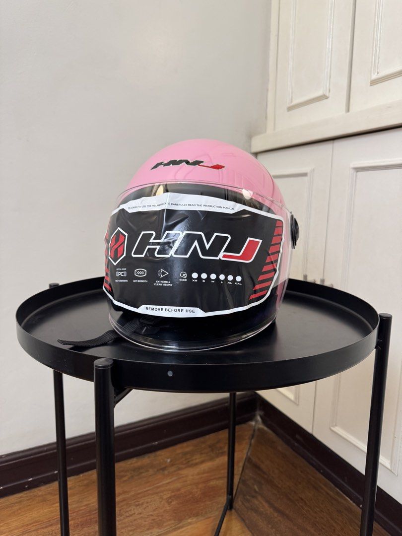 HNJ Half Face Helmet (Category: Helmets and other Riding Gears) located in Manila. Submitted by supremeloved (Listing ID 1461677877, Image 2). Description: Brand new price: 560 Selling price: 360 Loc: Las Piñas.
