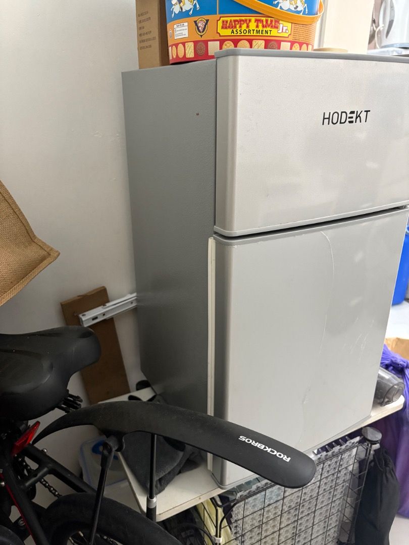 HODEKT Mini Fridge Freezer Compact Refrigerator (Category: Refrigerators and Freezers) located in Quezon City. Submitted by camille_cr (Listing ID 1461794630, Image 2). Description: - HODEKT Mini Fridge with separate freezer compartment - Works well, ideal for dorm rooms, offices, or small spaces - Clean interior, ready for immediate use - Compact and practical cooling solution.
