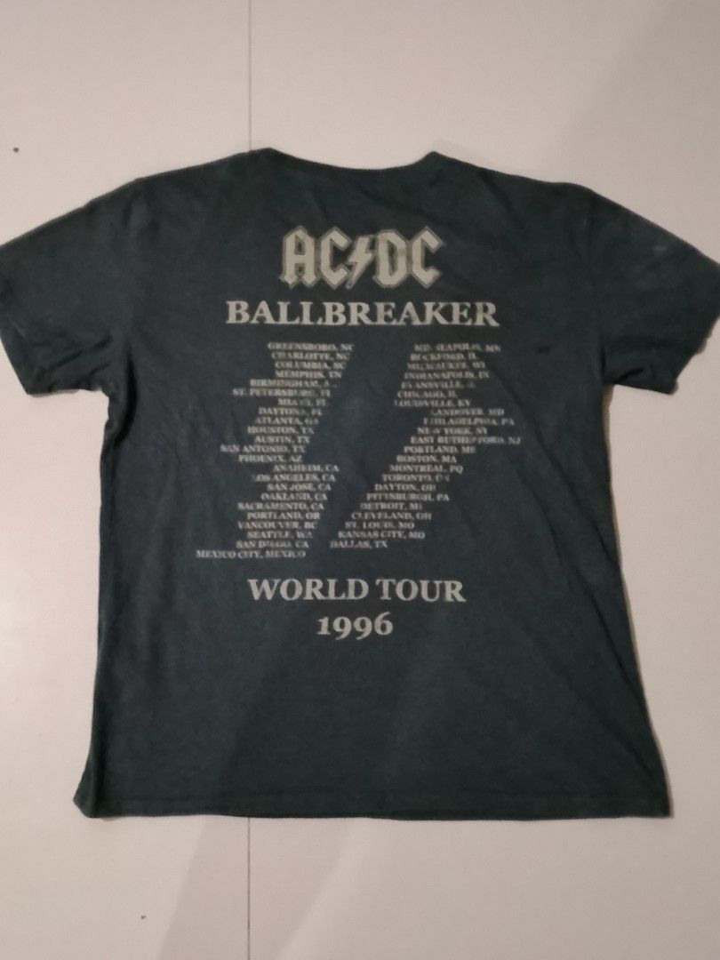 HOLLISTER ACDC SHIRT (Category: Tshirts & Polo Shirts ) located in Cavite. Submitted by jftxthrift (Listing ID 1461679121, Image 2). Description: dimes : 19x24.5 issue: pinhole, low color rate and yung asa pic.