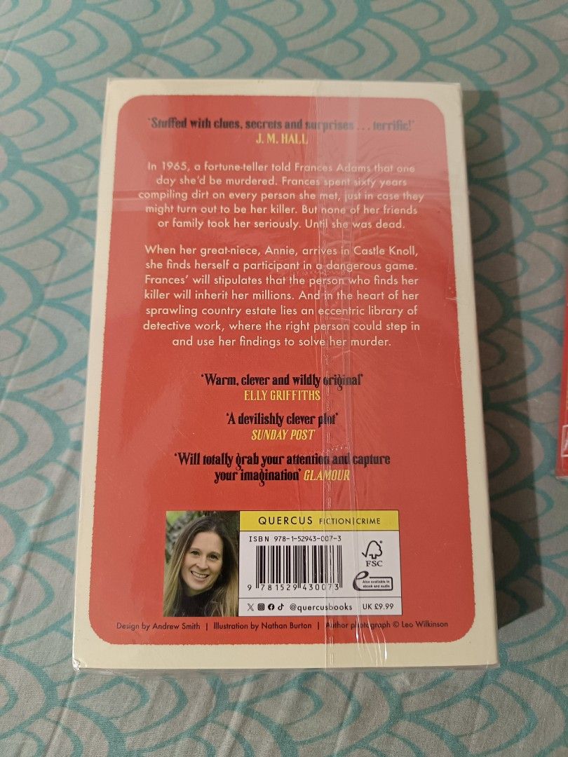 How to Solve Your Own Murder by Kristen Perrin (Category: Storybooks) located in Taguig. Submitted by joeeey23 (Listing ID 1461680686, Image 2). Description: - ★★★★★ - Paperback - Unread; like new. - A witty mystery where a fortune foretells a murder decades before it happens. - Ideal for fans of cozy mysteries and crime fiction.