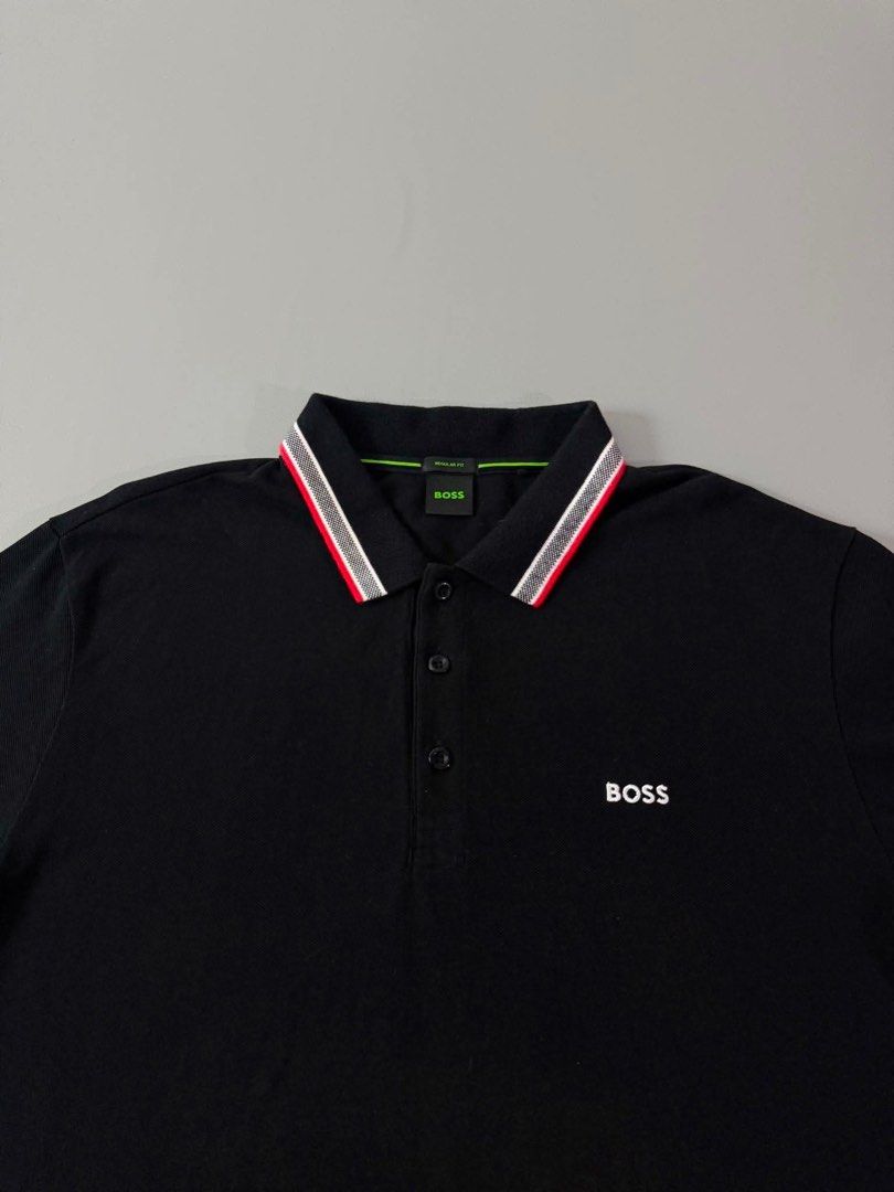 HUGO BOSS (Category: Tshirts & Polo Shirts ) located in Guagua. Submitted by sweetboyy (Listing ID 1461612960, Image 2). Description: HUGO BOSS EXCELLENT CONDITION / NO ISSUE SIZE XXXLARGE ON TAG / DIMES L31 W26.