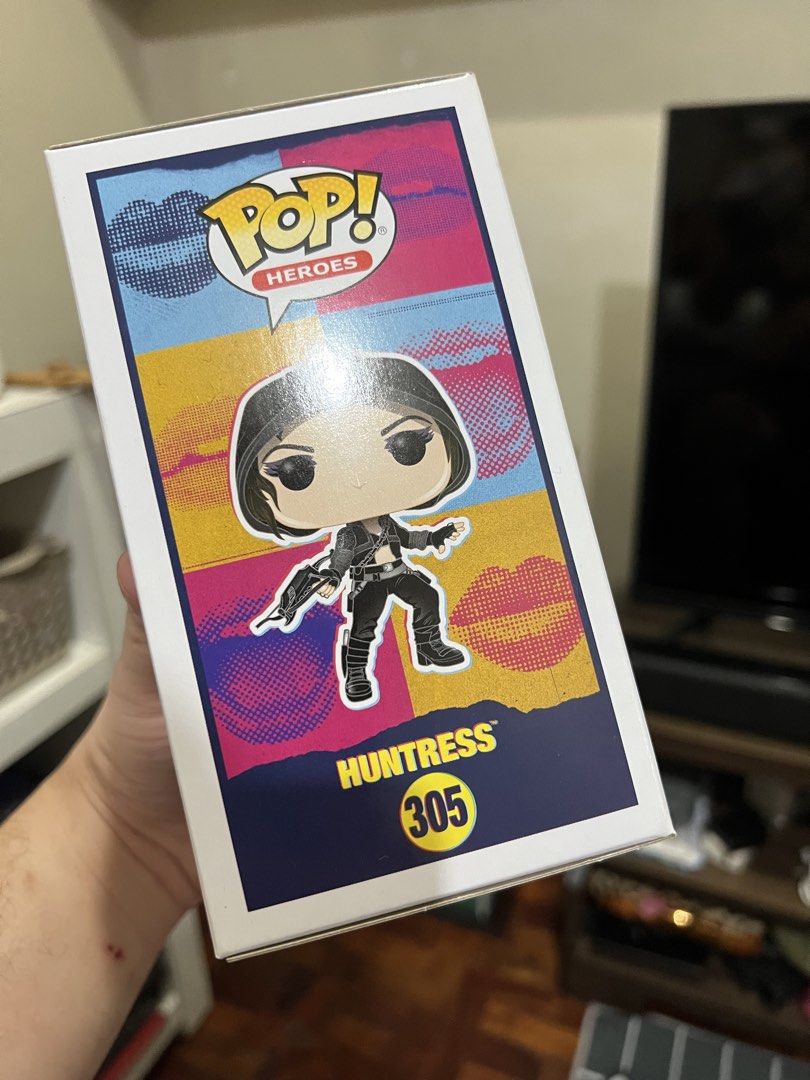 Huntress Funko Pop (Category: Designer & Blind Box Toys) located in Pasig City. Submitted by kingclutter (Listing ID 1461734396, Image 2). Description: With soft protector. Box conditions in the pics. Birds Of Prey (And The Fantabulous Emancipation Of One Harley Quinn).