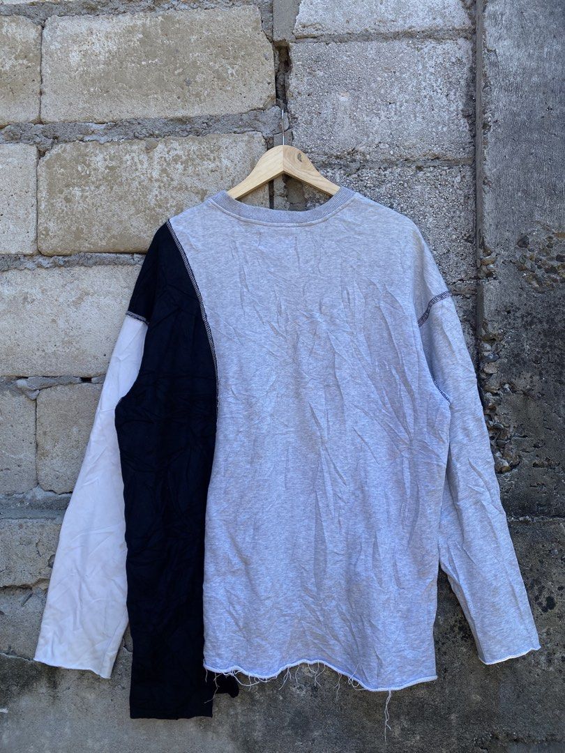 I Don’t Smoke Tritone Sweater (Category: Coats, Jackets and Outerwear) located in Candaba. Submitted by dejesus.bench17 (Listing ID 1461793069, Image 2). Description: I Don’t Smoke Tritone Embroid Script Design -Color: White, Black and Gray -Condition: Good -Color rate: 9/10 -Issue: Need wash - Dimes: W23 L28 -Price: 499 + ship.