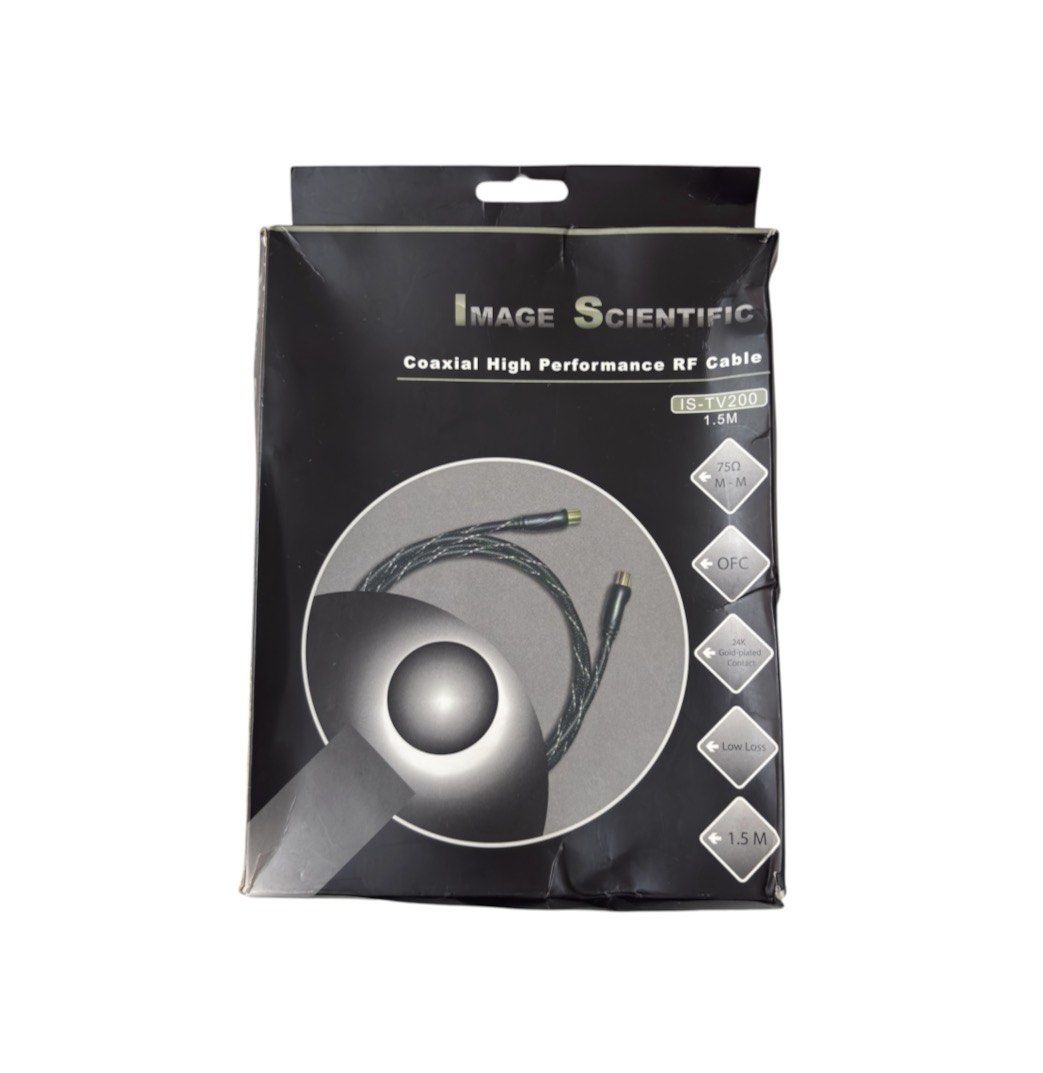 Image Scientific Coaxial High Performance RF Cable (Category: Chargers & Cables) located in Paranaque City. Submitted by dalle_closet (Listing ID 1461640275, Image 1). Description: Brandnew pa may dents lang ang box.