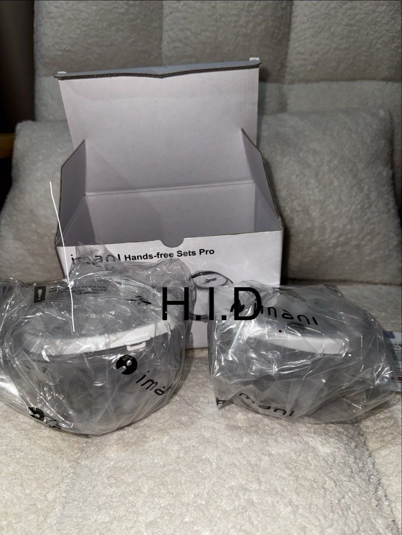Imani PRO handsfree Cup set (Category: Breastfeeding & Bottle Feeding) located in Mandaluyong City. Submitted by hounisse (Listing ID 1461626733, Image 2). Description: For sale: Imani PRO handsfree Cup set of 2, 25mm with 21 flange size Brand new only opened box Never been used Price: ₱2,500 RFS: Extra Location: Mandaluyong Pick up via Grab/Lalamove only .