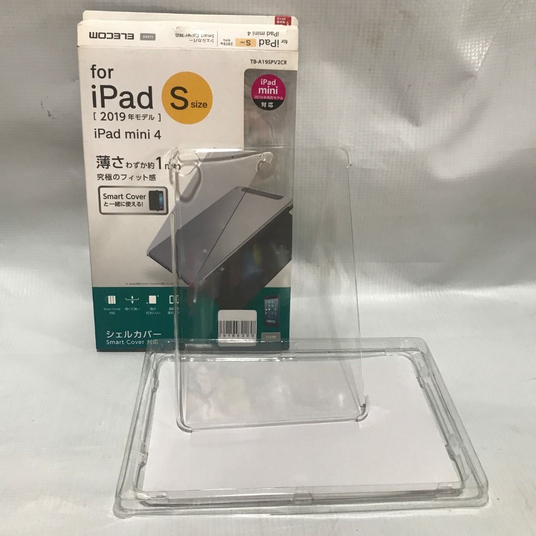 iPad Case #4991 (Category: Other Home Decor) located in Malabon City. Submitted by mldg.surplus (Listing ID 1461676286, Image 3). Description: - Brand: Elecom - Compatible with: iPad mini 4 (2019 model) - Type: Clear shell case - Thickness: Ultra-thin at 1mm - Feature: Smart Cover compatible - Design: Lightweight and slim - Protection: Shields your iPad from scratches and minor impacts.