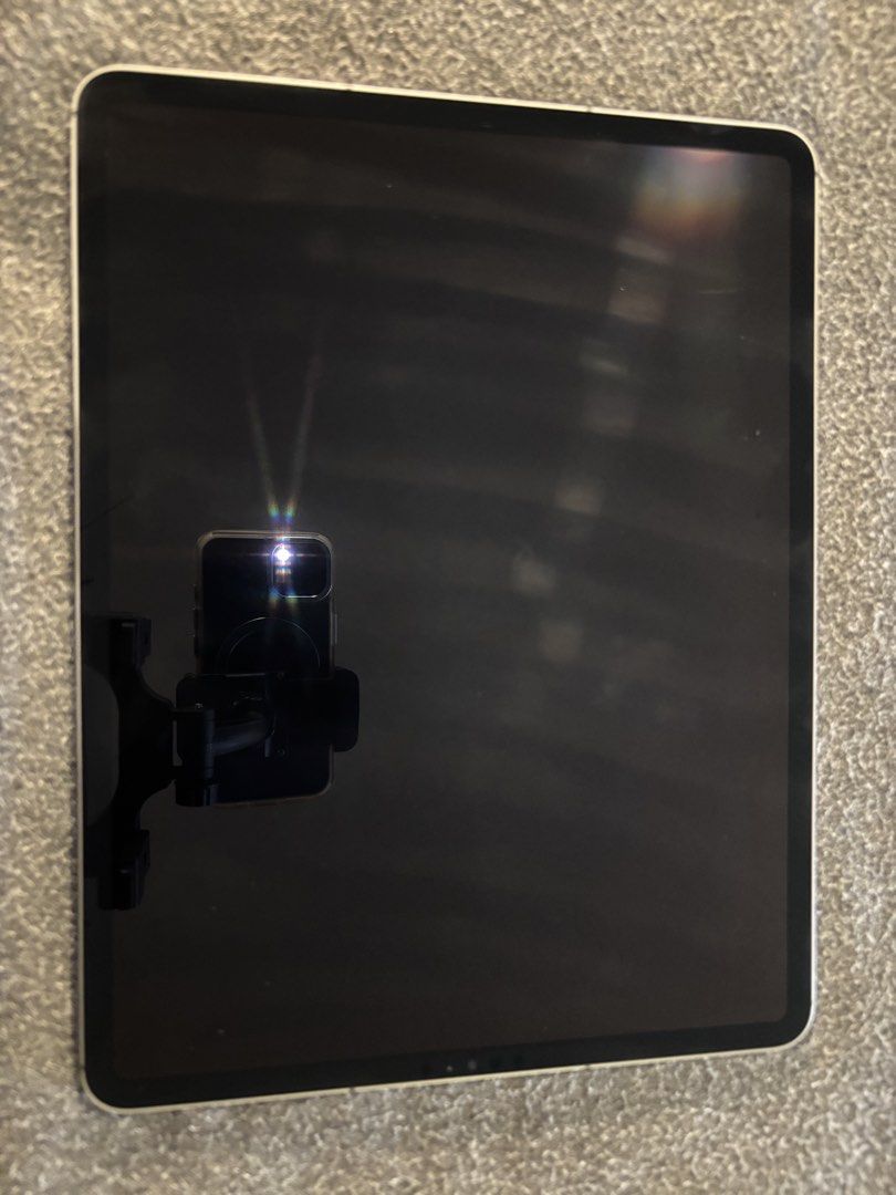Ipad Pro 128gb 5th Gen 12.9inch Wifi + Cellular (Apple Magic Keyboard Included) (Category: iPad) located in Manila. Submitted by musangkalye (Listing ID 1461626218, Image 1). Description: No Charger. Just Box. Defects are shown in the pictures, it is a few small bumps and one long scratch at the screen. Long scratch can be seen in the pictures..