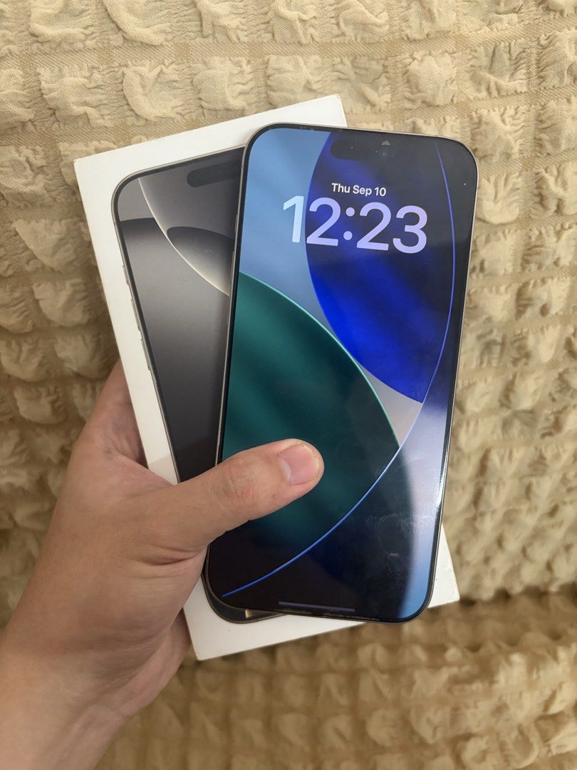 iPhone 16 Pro Max (Category: iPhone 16 Series) located in Trece Martires City. Submitted by koy.44 (Listing ID 1461697556, Image 1). Description: iPhone 16 Pro Max 256GB 💰 ₱45,000 🔄 FOR SALE / SWAP ✨ UNIT DETAILS • 256GB Storage • 89% Battery Health • 530 Battery Cycle Count • Local Variant • NTC Approved • Face ID Working • True Tone Working • Smart SIM Compatible • No Issues • No Dents • No Scratches 📦 INCLUSIONS • Original Box • Charging Ca