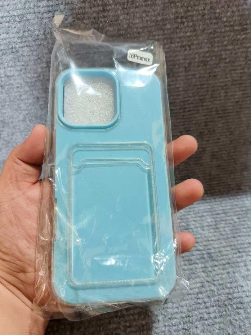 Iphone 16 promax casing (Category: Cases & Sleeves) located in San Leonardo. Submitted by burgossanleonardo.12345 (Listing ID 1461713091, Image 1). Description: Brand new For iphone16 promax protection Transparent with skyblueblining.