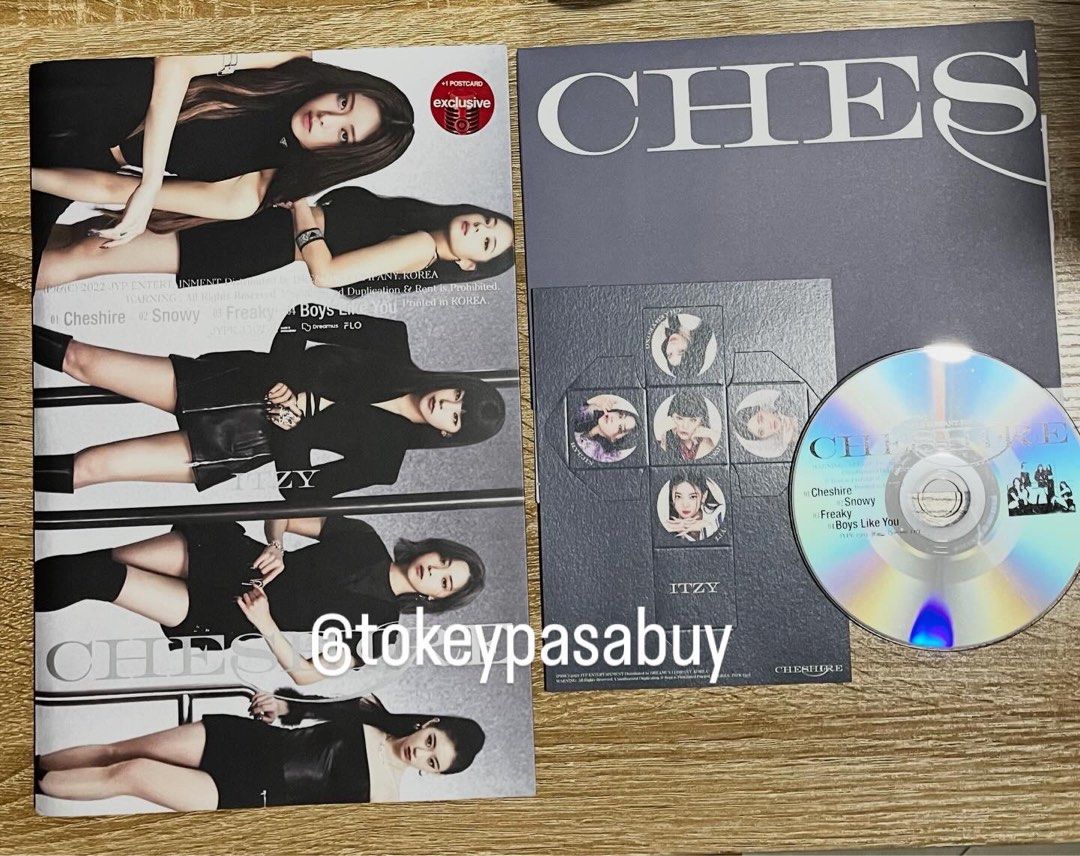 ITZY UNSEALED ALBUMS (Category: CDs & DVDs) located in Paranaque City. Submitted by tokeypasabuy (Listing ID 1461737724, Image 2). Description: DECLUTTERING 👌 READY TO SHIP 👌 OFFICIAL 👌 ITZY UNSEALED ALBUMS (NO PHOTOCARDS) *MINIMAL DENTS ON THE OUTBOX OF THE ITEM 100 PHP EA MOP: Maribank/Bank Transfers MOD: SCO/JNT DM for Inquiries 😊.