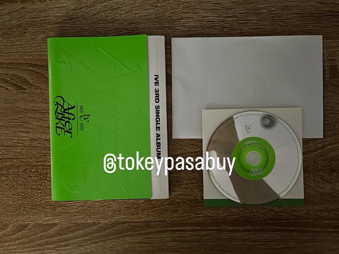 IVE UNSEALED ALBUMS (Category: CDs & DVDs) located in Paranaque City. Submitted by tokeypasabuy (Listing ID 1461742617, Image 2). Description: DECLUTTERING 👌 READY TO SHIP 👌 OFFICIAL 👌 IVE UNSEALED ALBUMS (NO PHOTOCARDS) *MINIMAL DENTS ON THE OUTBOX OF THE ITEM 100 PHP EACH MOP: Maribank/Bank Transfers MOD: SCO/JNT DM for Inquiries 😊 .
