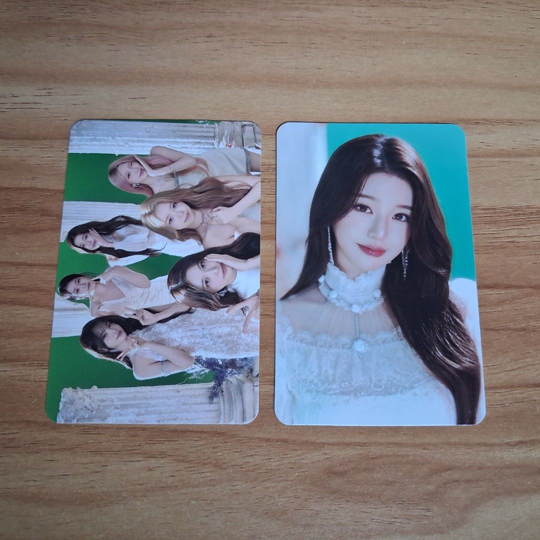 ive wonyoung dive into ive md photocard pack set (Category: K-Wave Merchandise) located in Cavite. Submitted by fwairyu (Listing ID 1461596398, Image 1). Description: 150 for both ! good condition onhand, ready to ship mop : gcash mod : jnt.