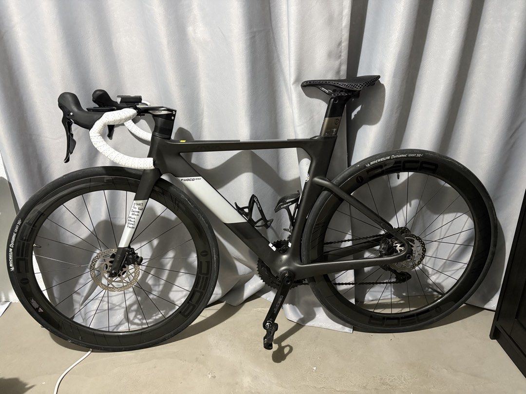 Java fuoco 6 (Category: Bicycles) located in Singapore. Submitted by kabdusvuchdu (Listing ID 1461776637, Image 2). Description: Java fuoco 6 Full carbon frame, size 48, Shimano 105 Modified the 3D printed seat cushion 佳沃火6 全碳 车架48码 禧玛诺105 改3D打印座垫.