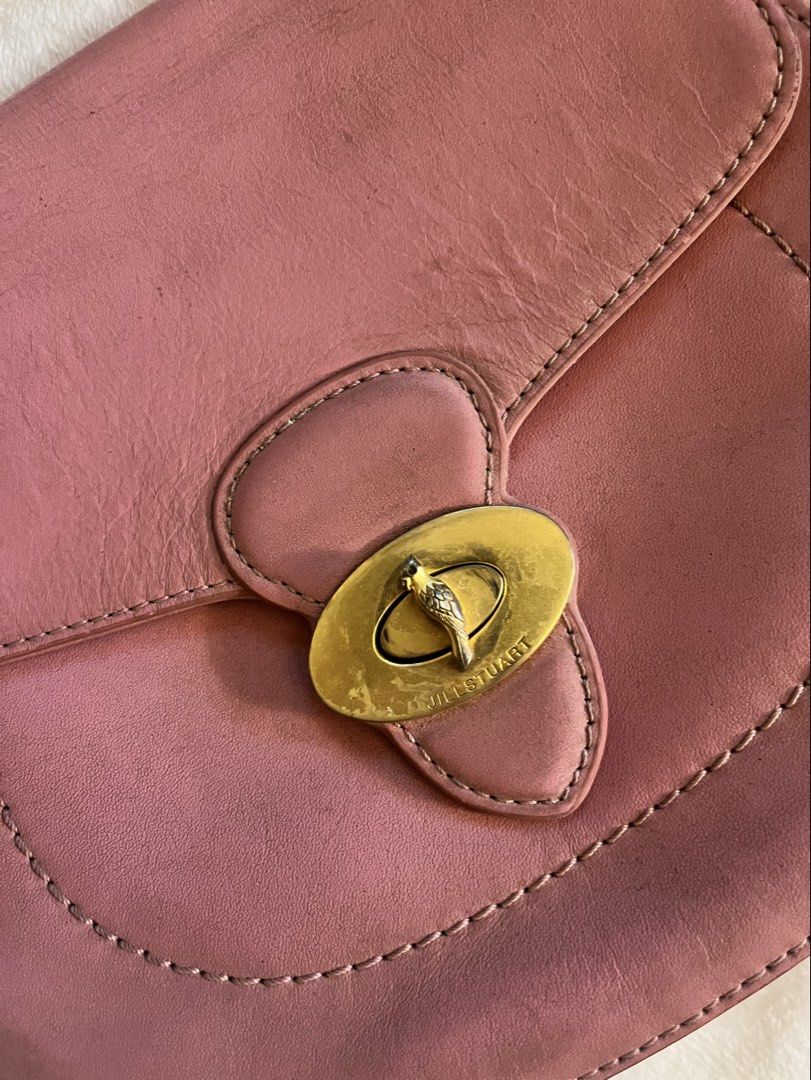 Jill Stuart Pink Crossbody Bag (Category: Luxury Bags & Wallets) located in Rizal. Submitted by vie_apparel (Listing ID 1461623773, Image 2). Description: - Please see next photos for flaws - Comes with a free bag (7th Slide) - MOP: Gcash, Bank Transfer ‼️Payment First ‼️No Cancellation ‼️Buyer will shoulder the sf.