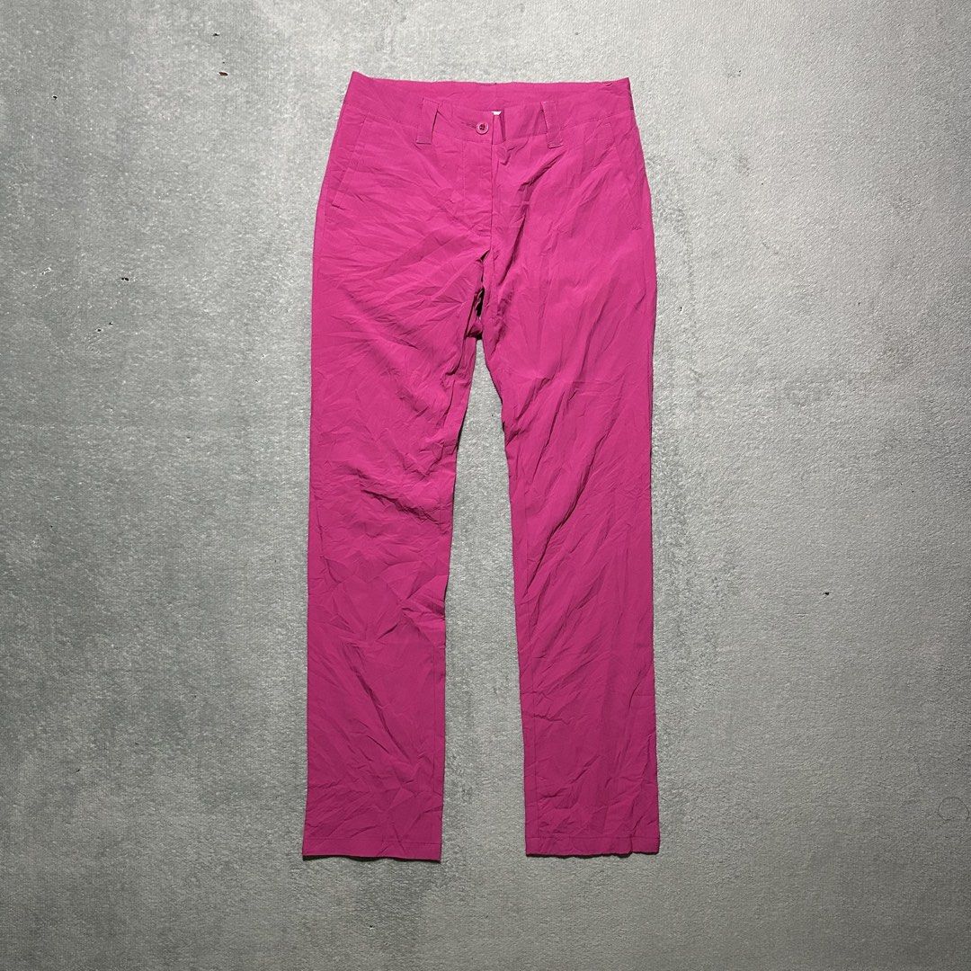 j.lindeberg Pink Golf Pants (Category: Other Bottoms) located in Bayombong. Submitted by rochelle_archive_garments (Listing ID 1461569878, Image 1). Description: - Pink J.Lindeberg golf pants - Straight leg fit - Button and zip closure - Two back pockets (one with J.Lindeberg logo) - Versatile for golf course or casual wear - Comfortable and stylish.