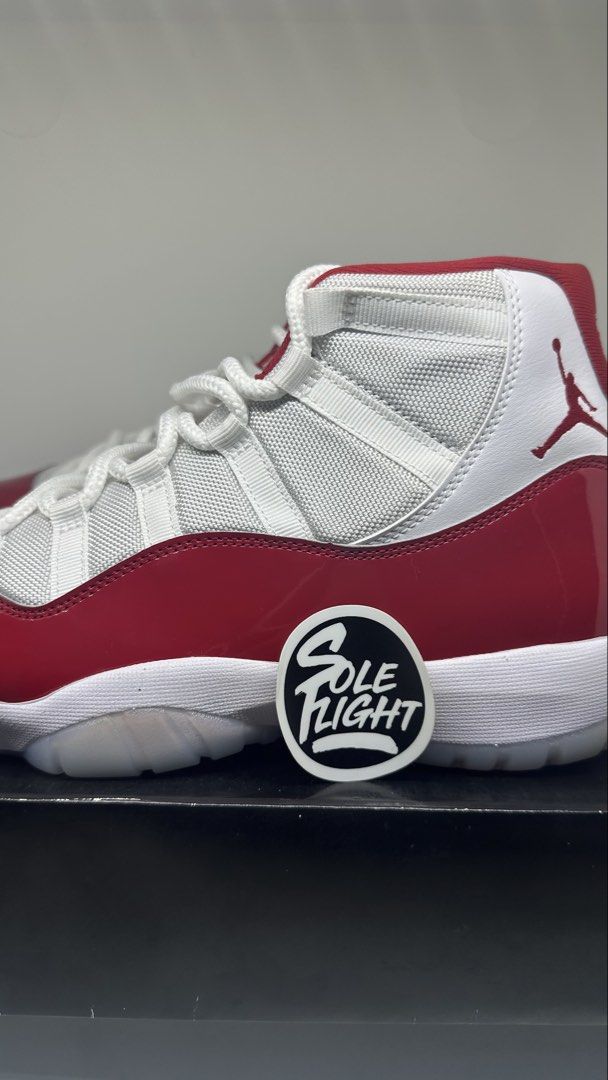 JORDAN 11 CHERRY 10.5 MENS (Category: Sneakers) located in Pasay City. Submitted by soleflight.ph (Listing ID 1461715948, Image 1). Description: WTS/FOR SALE JORDAN 11 CHERRY 10.5 MENS BRAND NEW AND COMPLETE 10,000 PHP (BELOW SRP) METRO MANILA / LAGUNA MEETUPS OR SHIPPING FB/IG : Sole Flight.