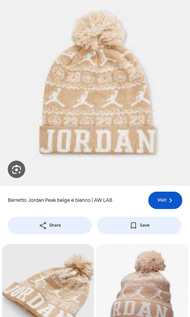 Jordan (Category: Beanies) located in Manila. Submitted by fhilbelensoncuenco09 (Listing ID 1461705513, Image 1). Description: Like new.