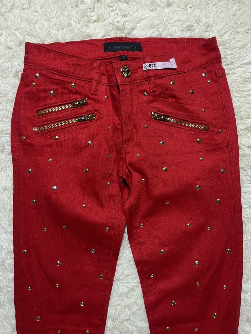 Juicy Couture (Category: Jeans) located in Lianga. Submitted by fritzie.mae.l (Listing ID 1461714941, Image 2). Description: Juicy Couture skinny pants waistline:28 length:38 mine:300.