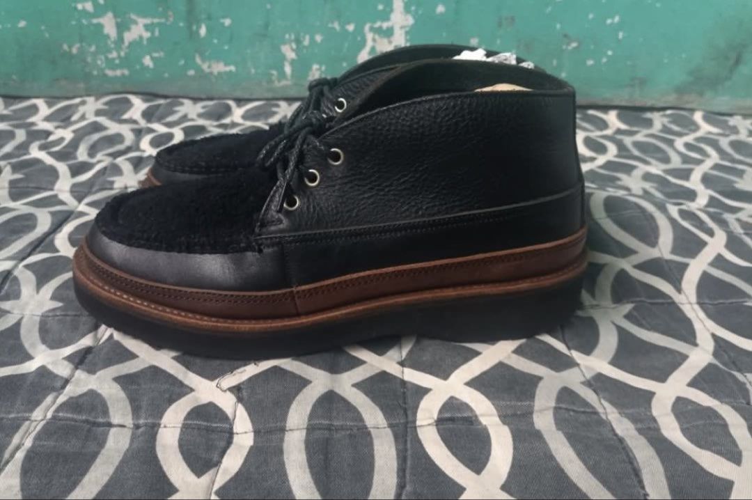 Junya Watanabe comme des garçon boots (Category: Sneakers & Footwear) located in Iloilo. Submitted by darvoza (Listing ID 1461580852, Image 2). Description: junya Watanabe comme des garçon boots size 8 to 8.5 26cm Brand Junya Watanabe real McCoy Size EU 41 / UK 7 / US 8 Made in Japan.
