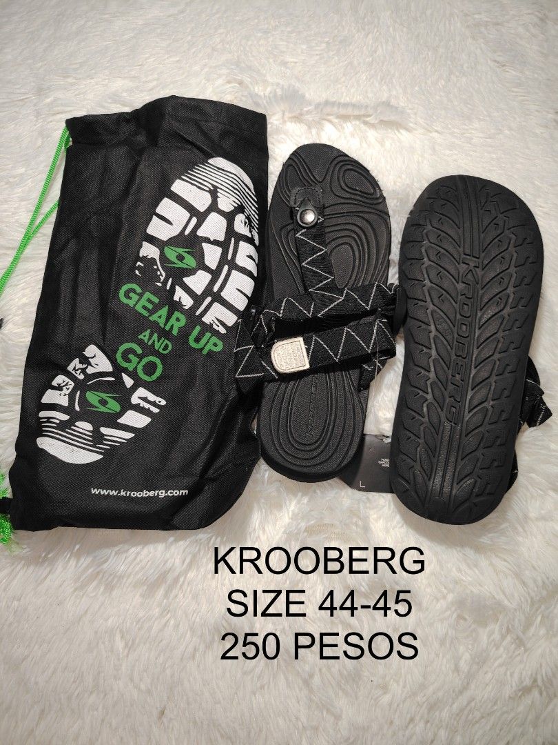 KROOBERG RADIAL size 44-45 (Category: Slippers & Slides) located in Manila. Submitted by jhaymar_hernandez (Listing ID 1461620337, Image 1). Description: KROOBERG RADIAL size 44-45 250 Pesos nalang! Location Cogeo Gate 2 Antipolo City.