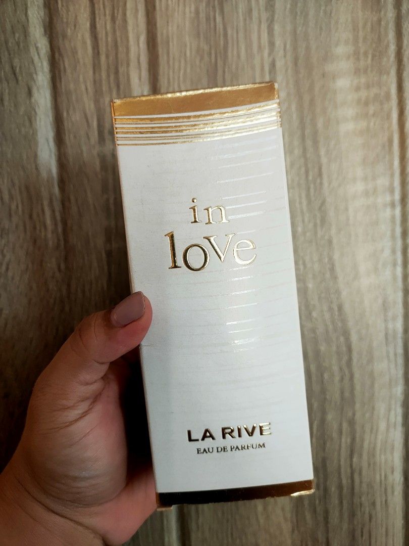 LA RIVE In Love Eau de Parfum 90ml (Category: Fragrance & Deodorants) located in Bacoor. Submitted by mc_sells17 (Listing ID 1461653824, Image 1). Description: - LA RIVE In Love Eau de Parfum - 90ml bottle - Made in Poland - Gently used, plenty of fragrance remaining - Perfect for those who love this scent!.